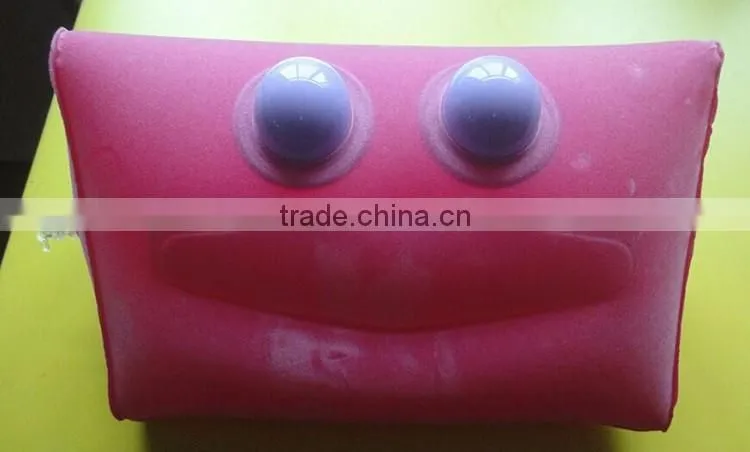 Air filled high quality customizd inflatable pillow, backrest pvc inflatable pillow
