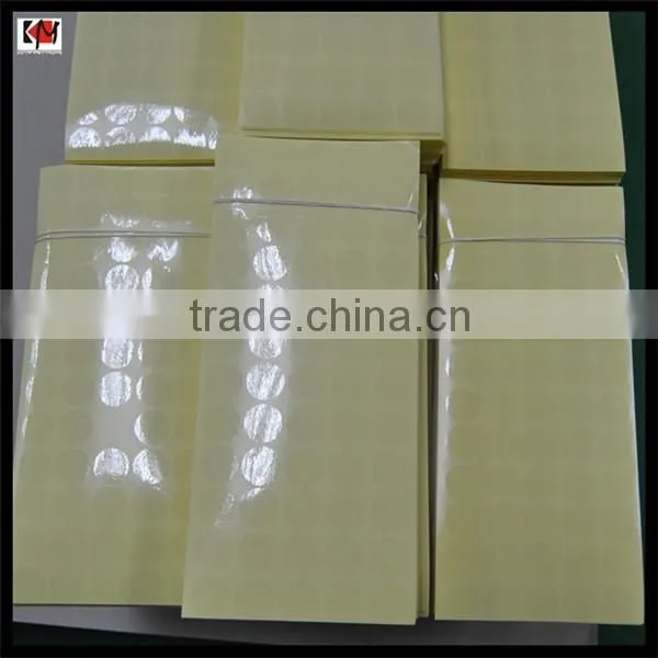Glossy round blank printing label