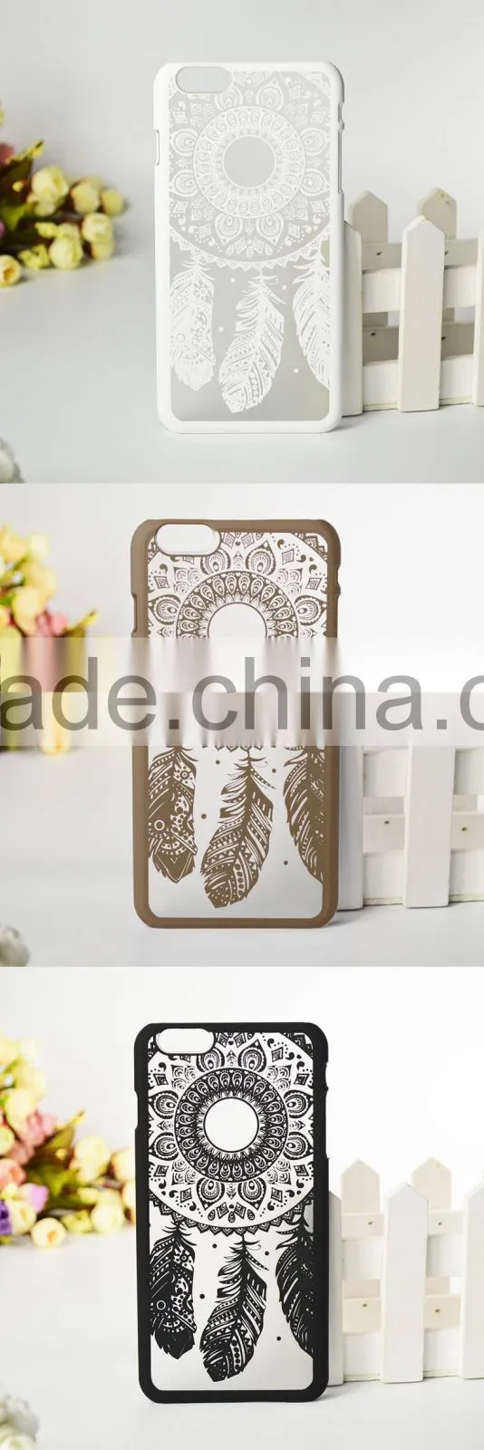 Beautiful Design!Hot Selling Colorful Plastic Cover For iPhone 5/6/6 plus Dreamcatcher