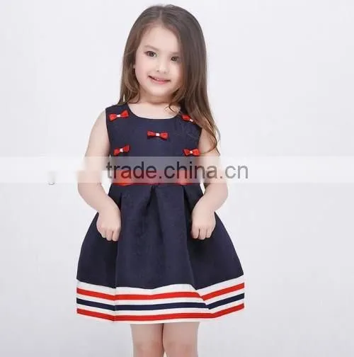 2016 Europe kids beautiful model dresses OEM selling Princess girl kids fashion dresses pictures