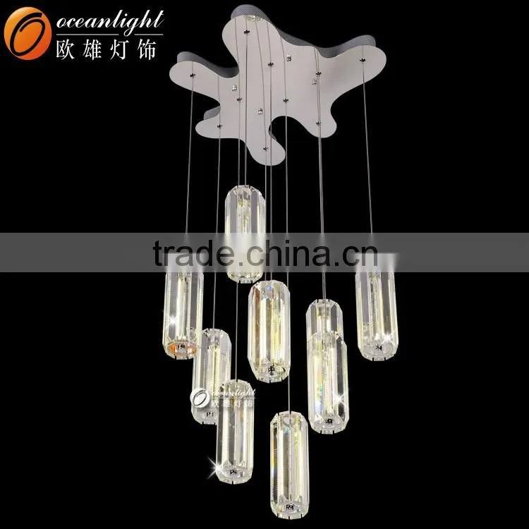 stainless steel chandelier,fancy lights for home OM88565-10 Clear