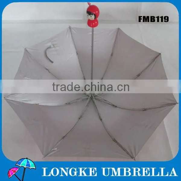 promition cute bottle jananese girl umbrella for sale