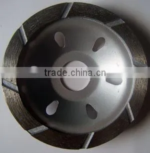 diamond turbo cup pad for grinding hard stones