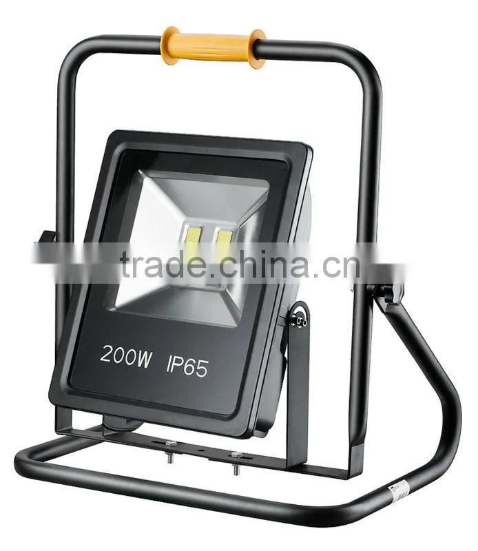 high power 200w portable led work light with stand