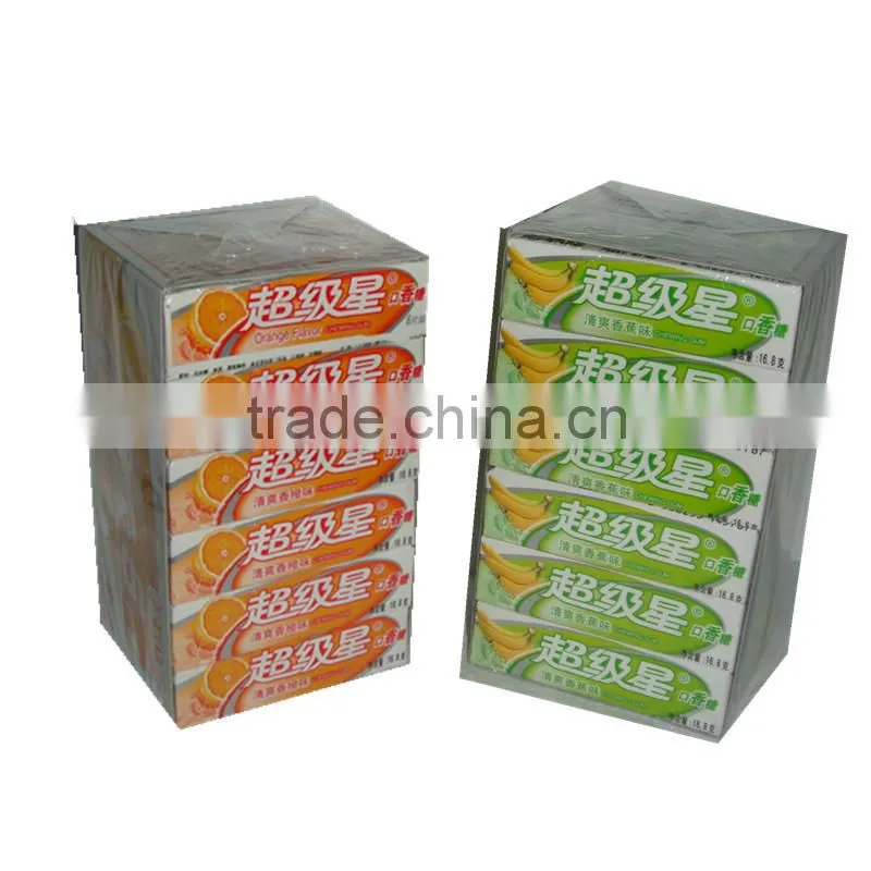Dafa 5+1 super star fruity flavor sticks chewing gum