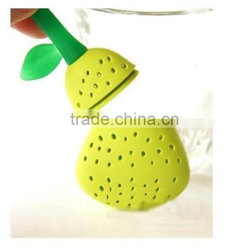 2016 Chinese FDA silicone stainless steel tea bag tea infuser