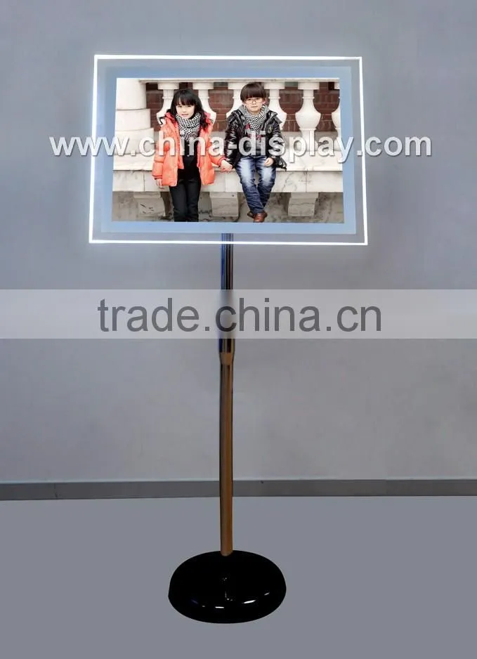 Expo popular acrylic advertising led screen display with scrolling letters