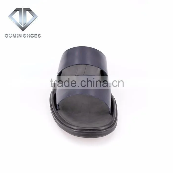 hot sale pakistani pure cow leather flip flop slipper , bulk wholesale men leather sandals and slippers shoes
