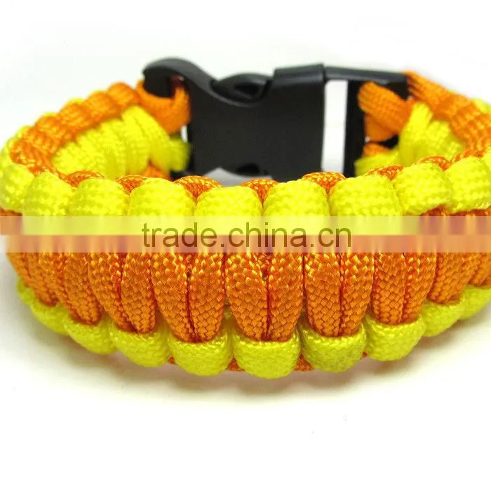 Promotion Outdoors self rescue paracord bracelet survival bracelets