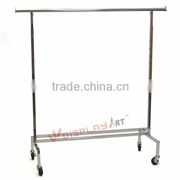 Double Bar Clothing Rack with V-Brace