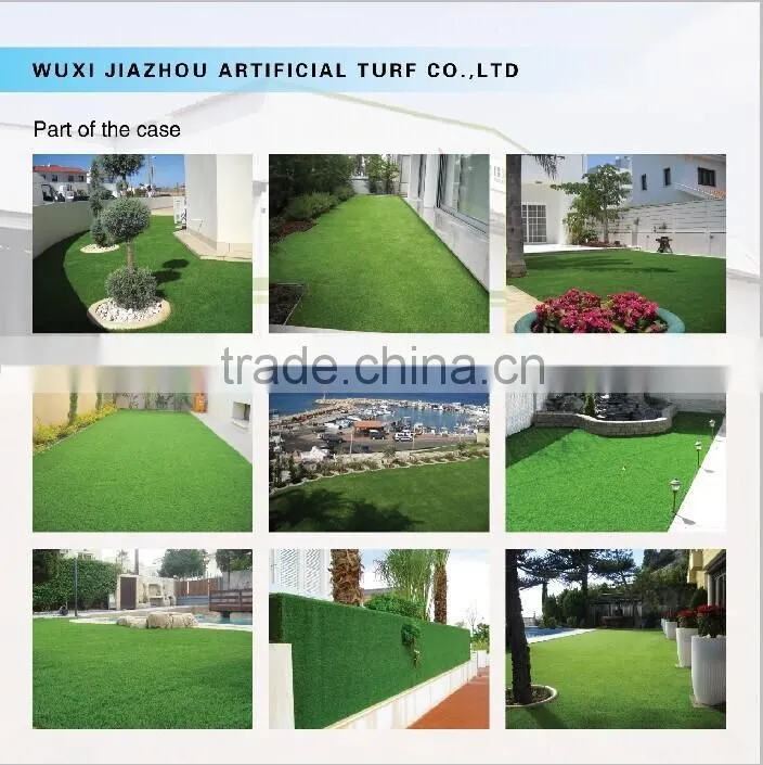 Fireproof SGS landscaping artificial turf carpet for gardens