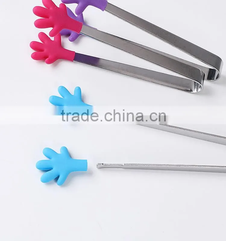 Innovational design unique fancy small lovely food tongs China