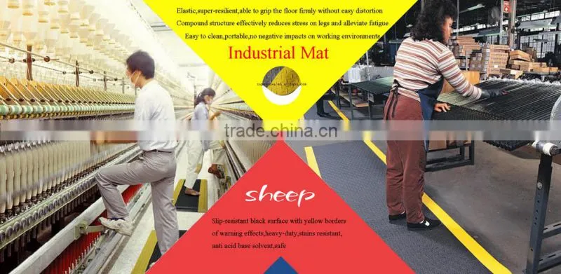 new design industrial rubber floor mat with high quality