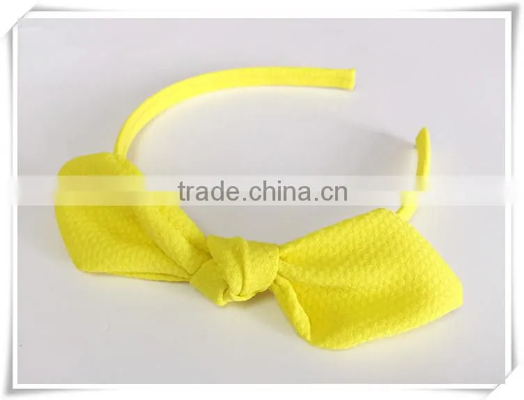 Fancy headbands for girls bow tie hairband and ribbon bow hair band