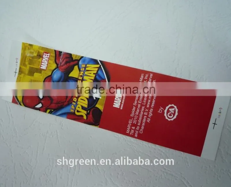 Computerized washable polyester taffeta printing labels