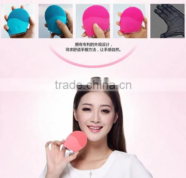 Hot Selling Comfortable Facial Wavebetter Silicon Facial Brush Cleaner