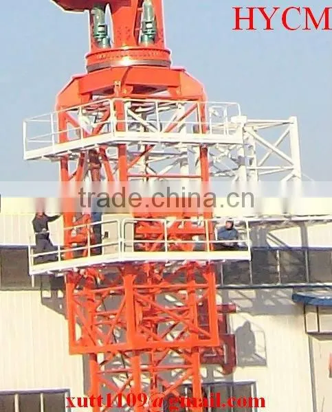 8t load jib Luffing Tower Crane for tensity building construction