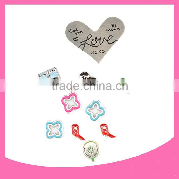 Fashion Charm Boy and Girl Living Heart Pendant Necklace