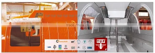 Partly enclosed lifeboat