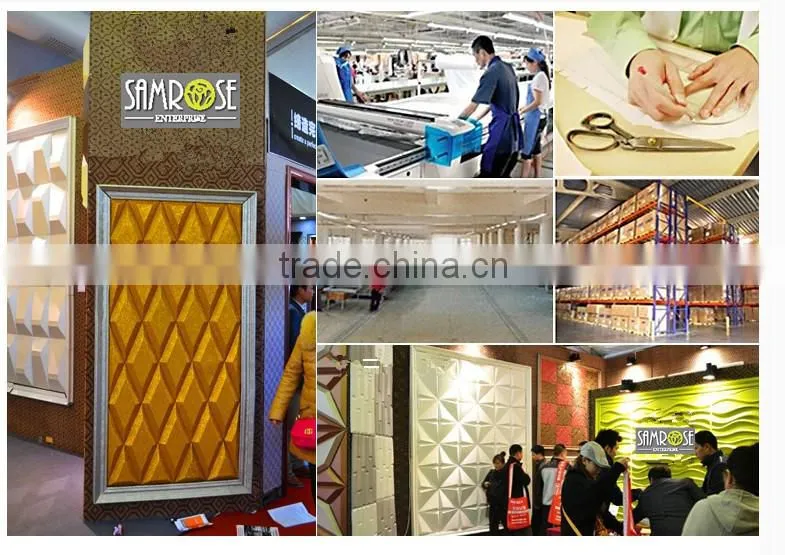 Hot selling china home decor wholesale environmental 3d lightweight wall panel