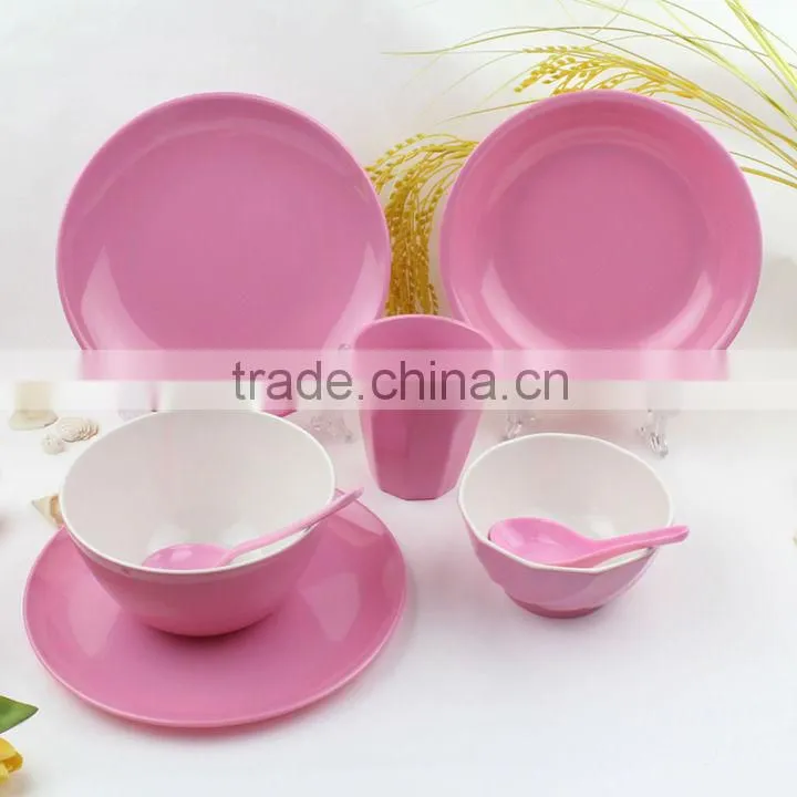 custom color melamine dinner set