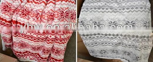 Adult size pv fabric sherpa fabric blanket with two layers Pakistan blanket
