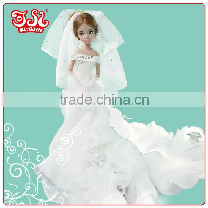 Best seller 11'' fashion bride doll vinyl doll toy