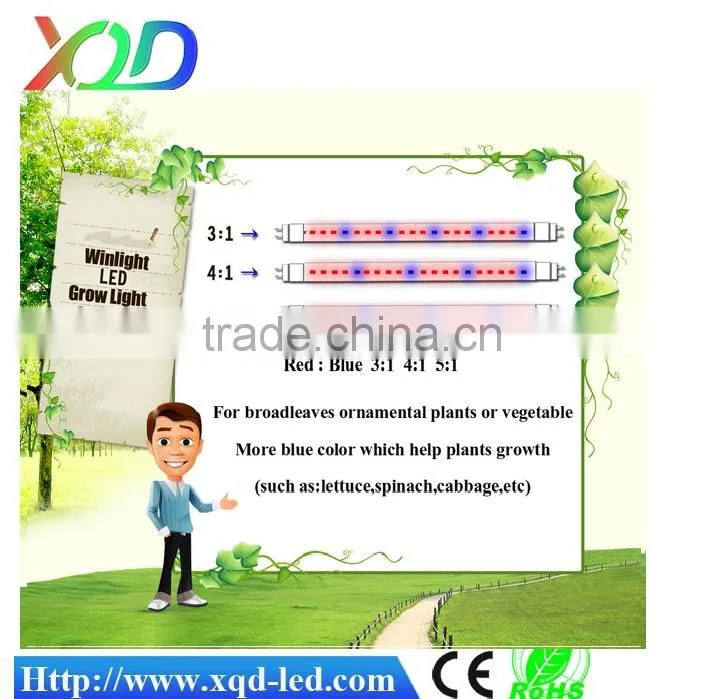 Indoor Gardening Lighting systems T8 LED grow light Bar LED grow light tube
