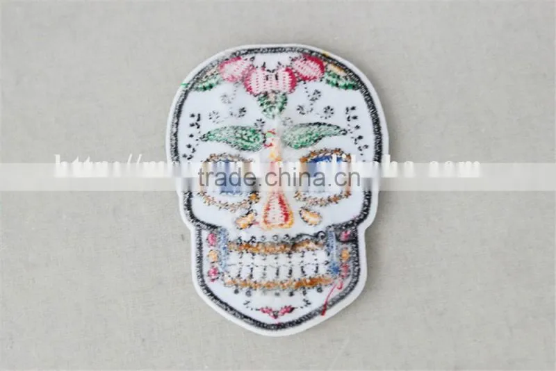 2016 new fashionable patch work blouse designs colorful pattern neck collar patch for sale