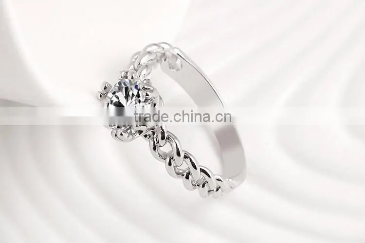 High quality 1 gram gold plated platinum wedding ring design