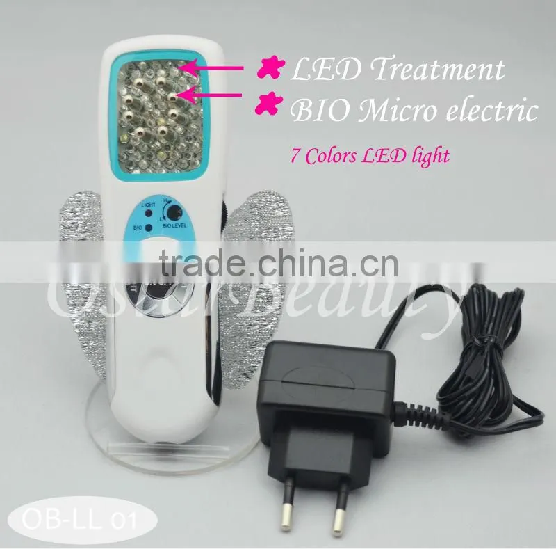 (CE Proof) Face Tightening Skin Care LED Light with Microcurrent PDT LL 01