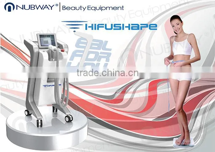 2015 New Products Ultrasonic HIFU Shape Skin Tightening Machine/ Ultrasonic HIFU Body Slimming Beauty Machine