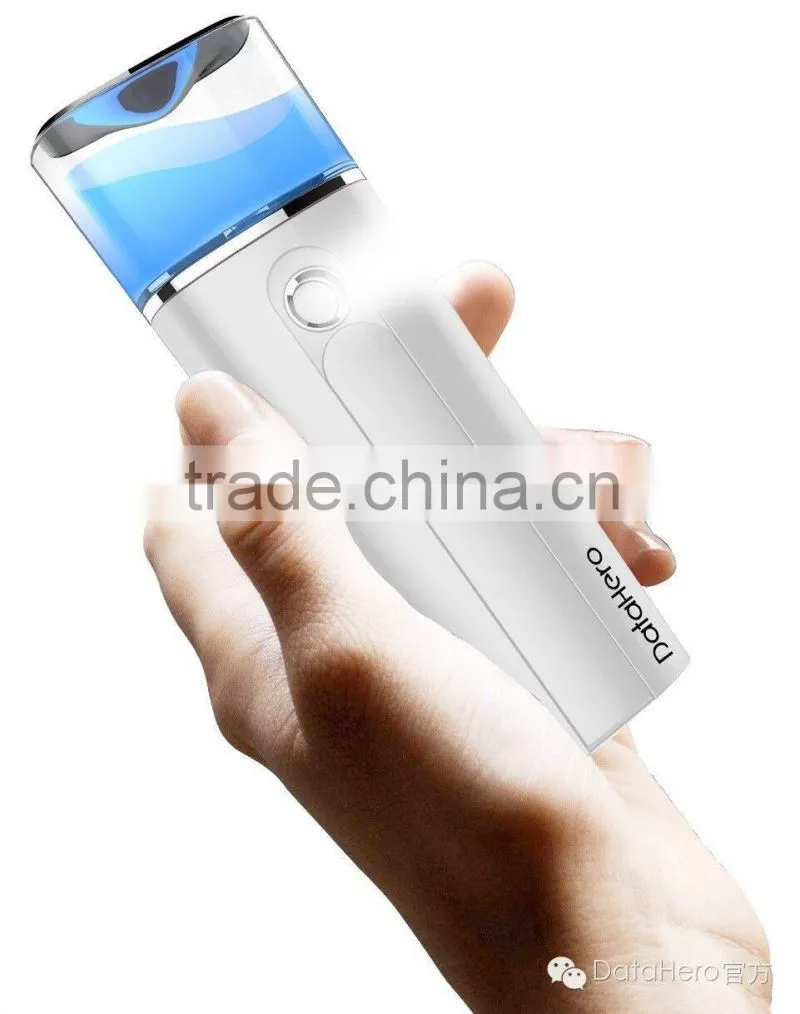 Portable Facial moisturizer machine handy nano mist sprayer power bank 3400mah
