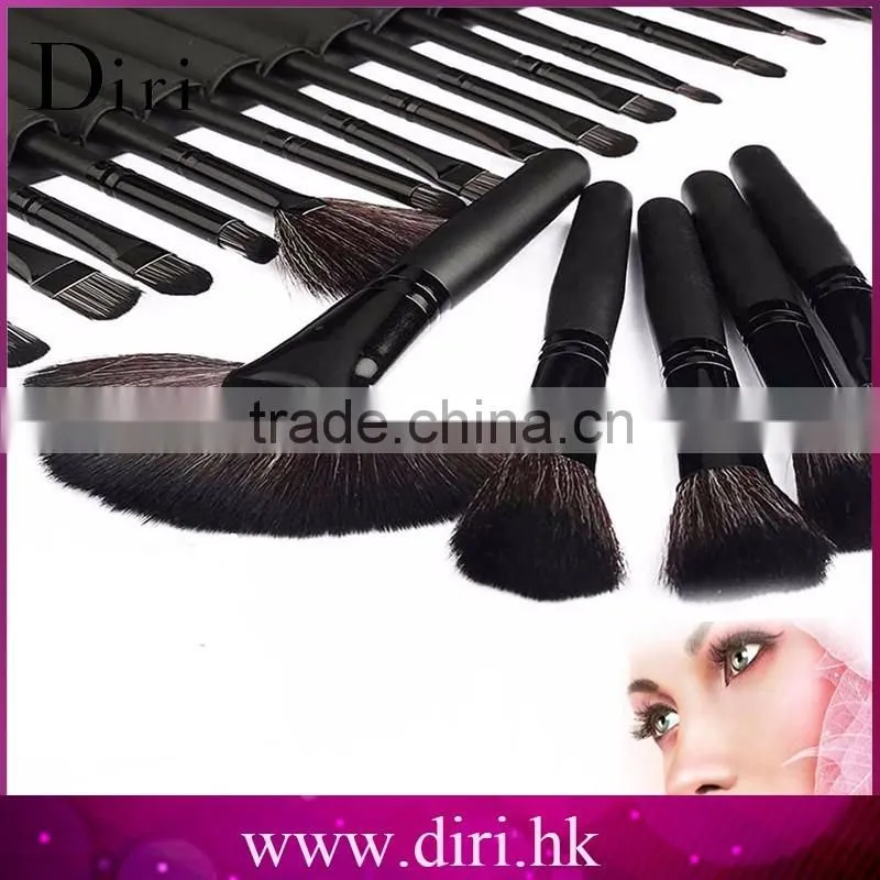 OEM service 32pcs makeup brush set with PU pouch