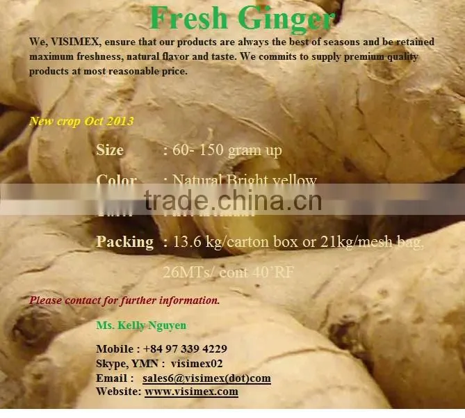 Fresh Ginger 60g-80g-100g-150g-200g up