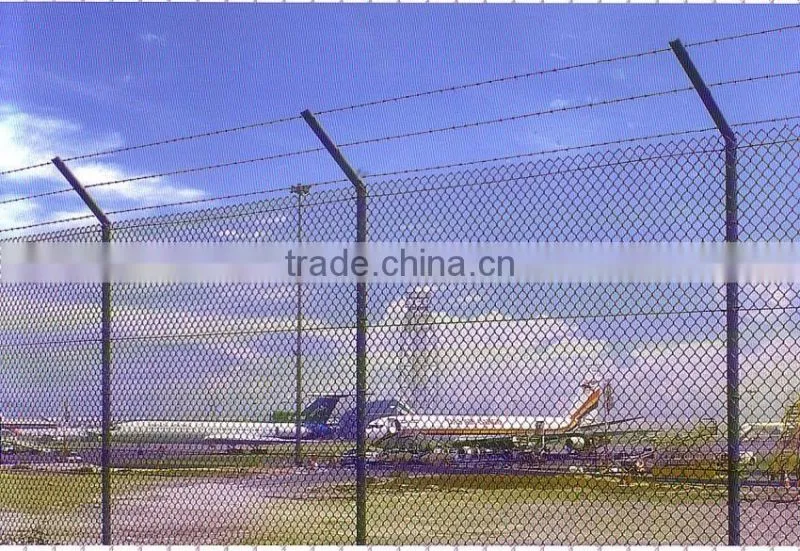 Anti-climbing Y type airport razor barbed wire & fence panel
