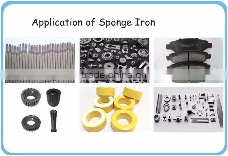 98% of natural filter material sponge iron natural material