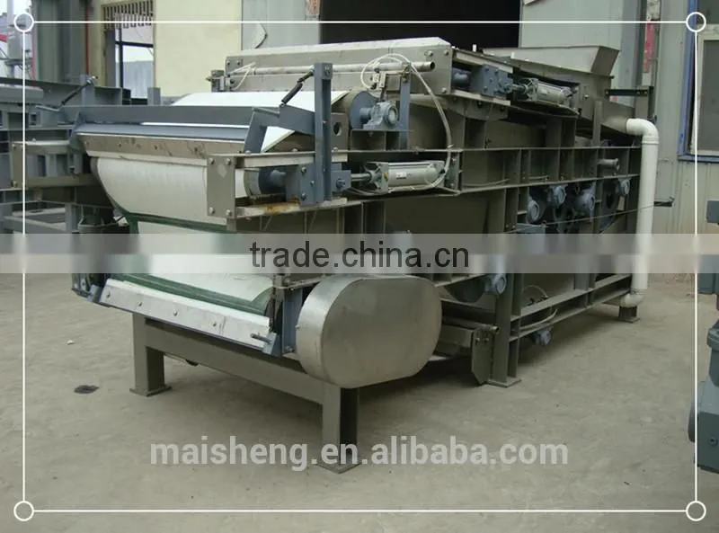 Belt filter press with high quaity fabric filter cloth