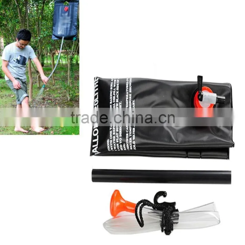 NEW useful traver tool solar heating bag 20L camp shower