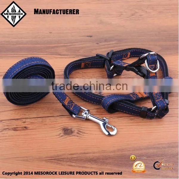 High quality pet products dog harness and collar durable nylon pet leash