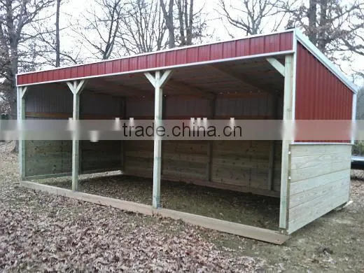 steel frame horse barn horse shelter