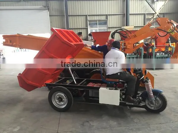Loading 2t Diesel engine dumper cargo tricycle for ore