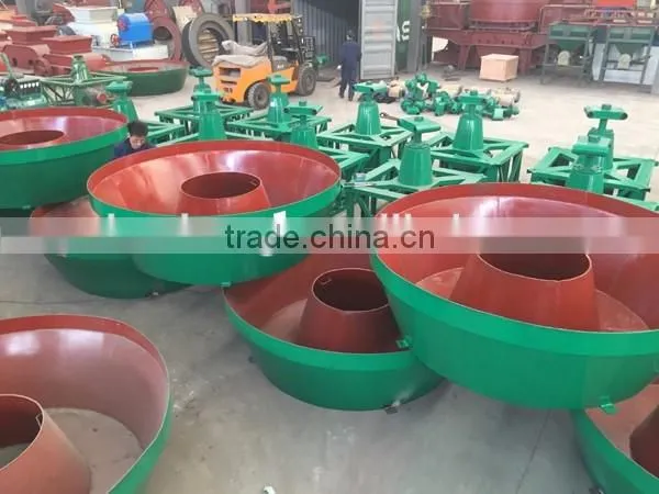 HUAHONG new type and good quality Lead edge runner wet pan mill to SUDAN