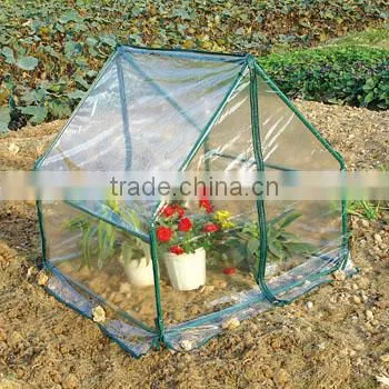 Transparent walk in garden used greenhouses for vegetables