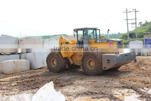 quarry equipment Block lifting equipment fork wheel loader used in quarry JGM771FT32 for sale 162Kw/h 3200mm lifting height