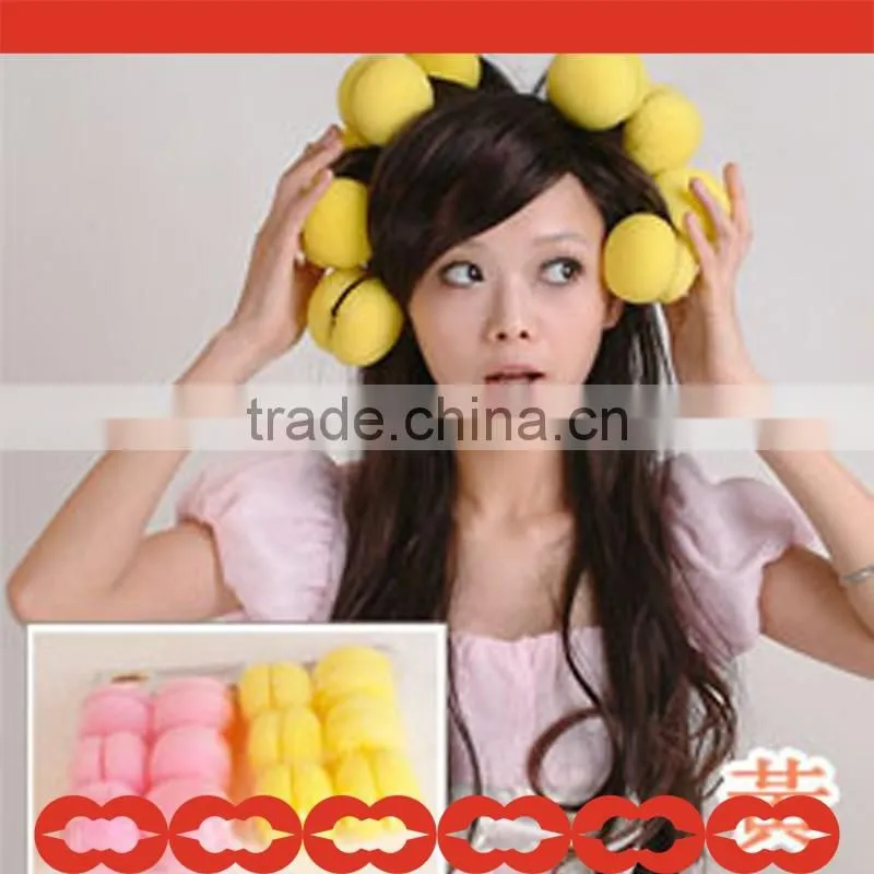 automatic hair curler no harm to head and hair hair twist sponge ball