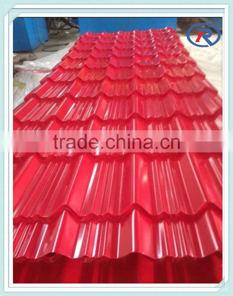 High Quality Color Coated Roof Tiles corrugated steel sheet