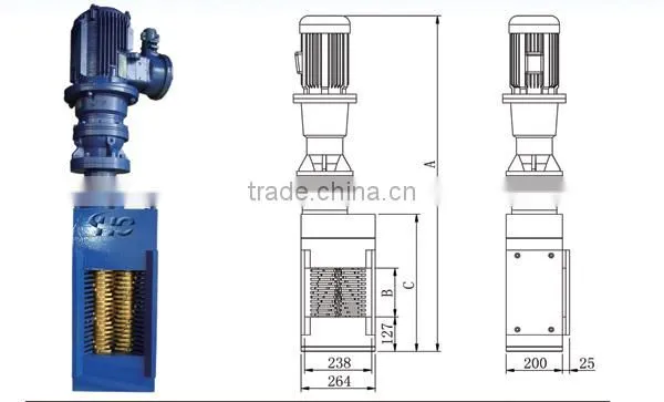 Sewage pump grinder