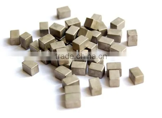 1/4" Pinewood Derby Tungsten Cubes