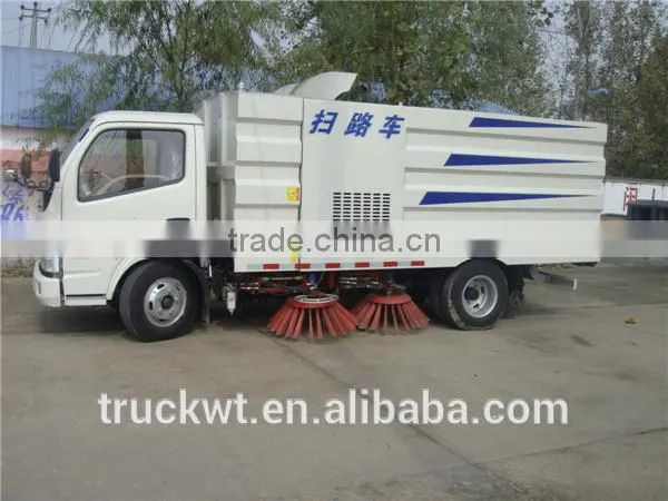 Factory direct sale dongfeng light garbage cleaning mini road sweeper